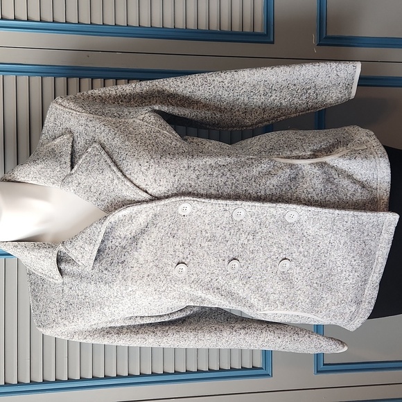 Eddie Bauer Gray Double-Breasted Jacket - Picture 1 of 15